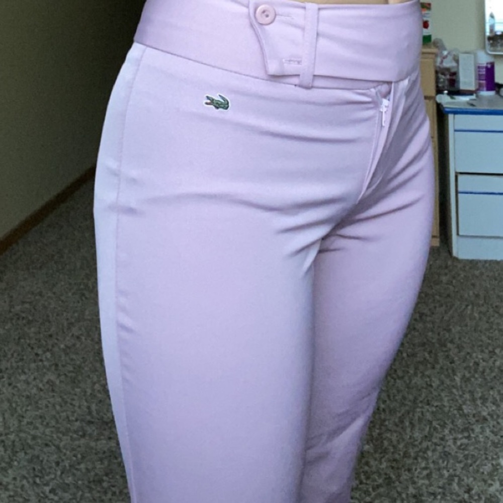 Baby purple low rise pants